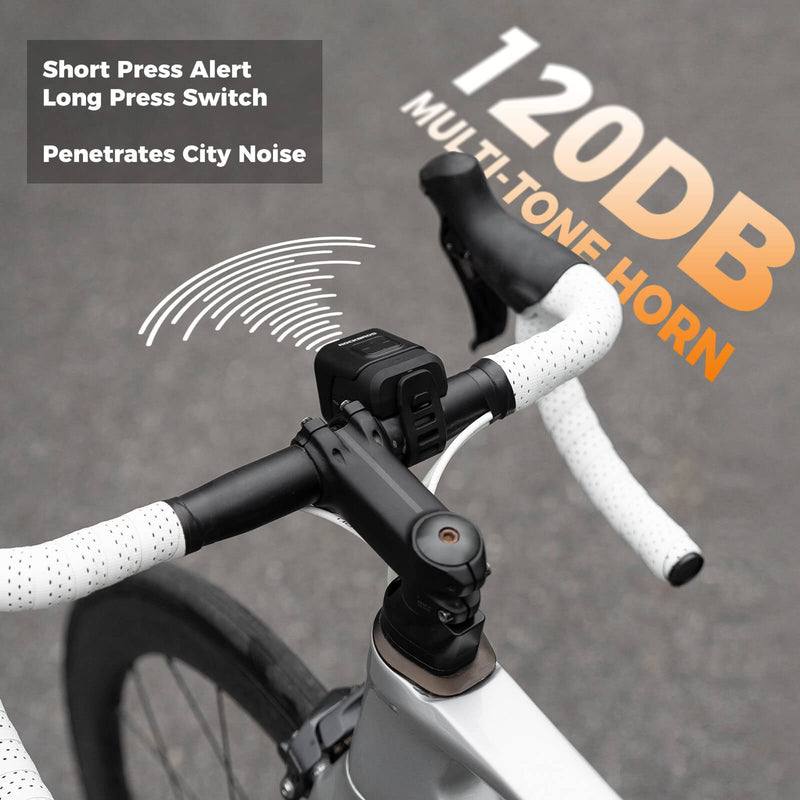 2-in-1 Bike Horn & Front Light -  450lm-6