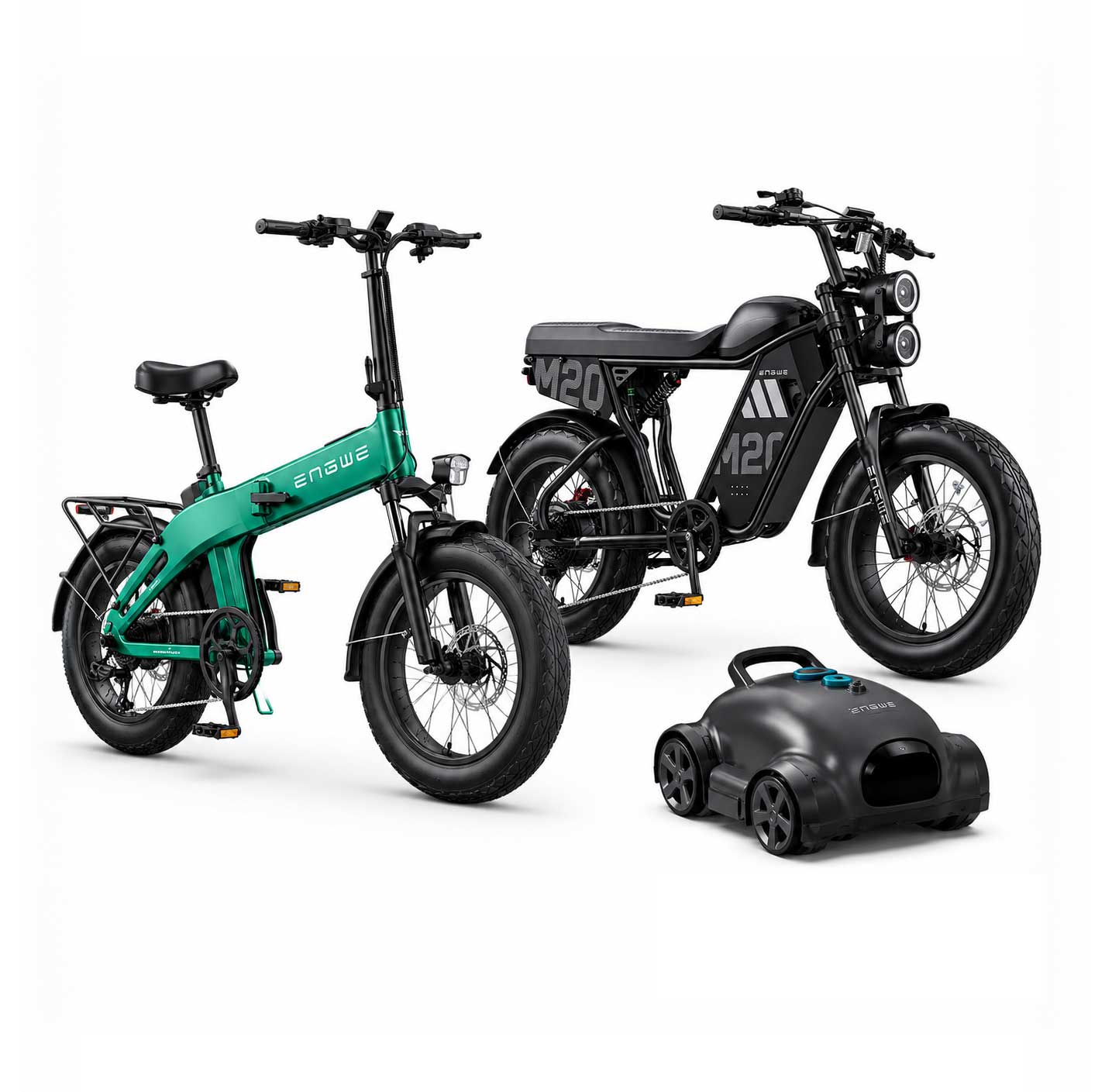 ENGWE EP-2 3.0 + M20 3.0 E-Bike Bundle — FREE $100 Pool Robot