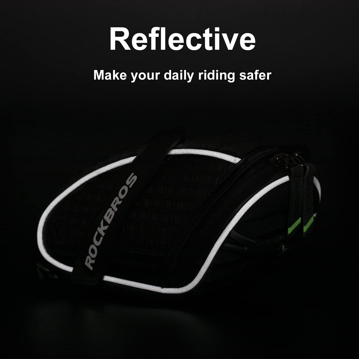 3D Shell Bike Saddle Bag Under Seat Storage Pack - ridemart