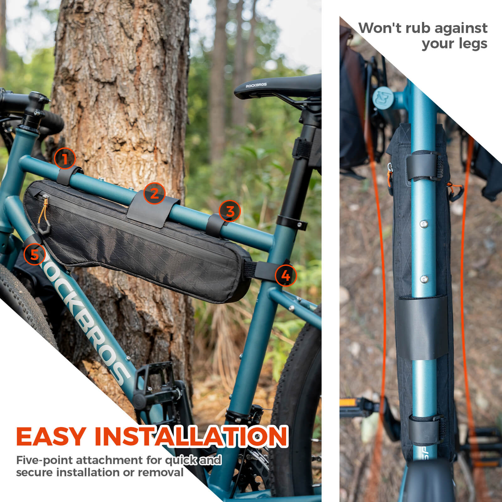 Bike Down Tube Bag 3.5L/4.2L/5L-10
