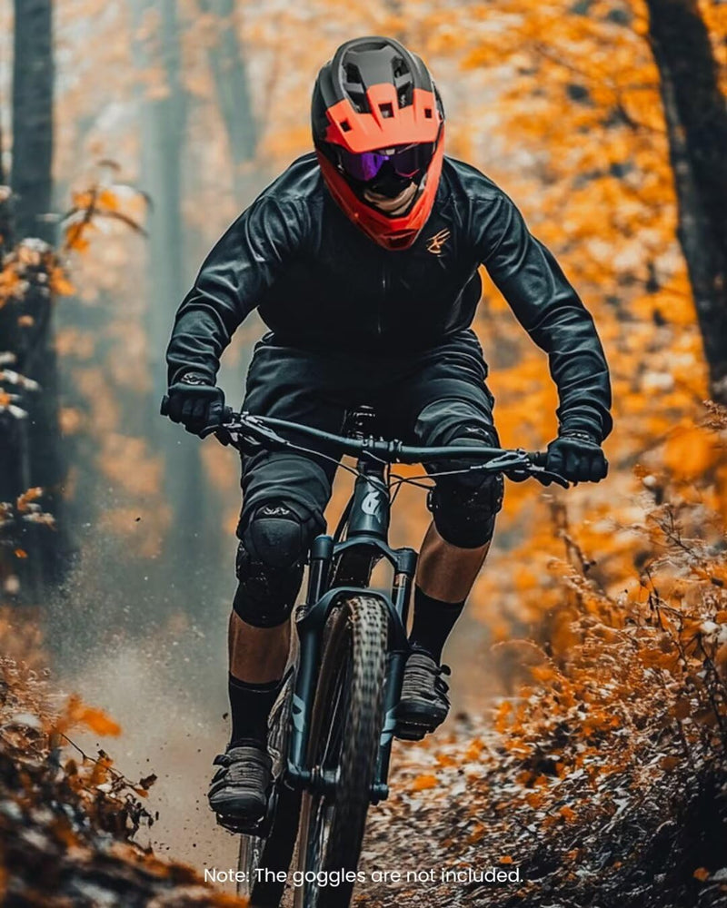ILM Adult Mountain Bike Helmet Men & Women Full Face Lightweight BMX MTB Helmet ASTM CPSC CE Certified Cycling Helmet Model ZL-B068