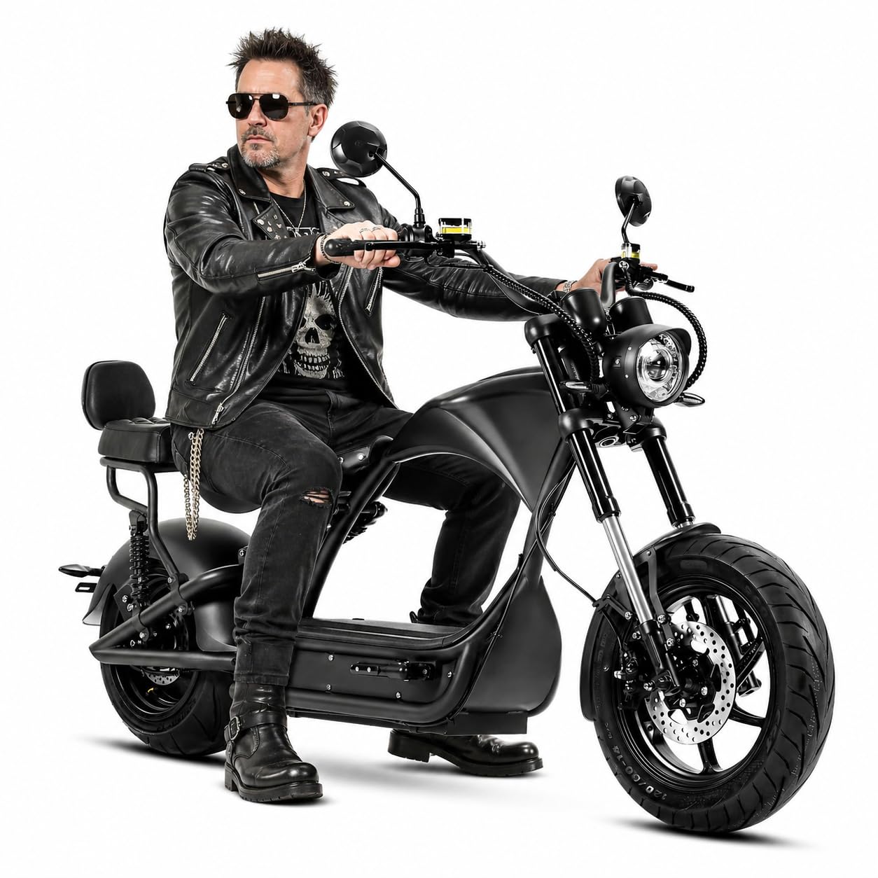 eAhora M1P Series 4000/3000W Electric Motorcycle for Adults, 55MPH Max Speed 60V 40Ah Battery with Fast Charger, 50+Mile Long Range,Full Suspension & Disc Brakes, Street Legal City Scooter Moped