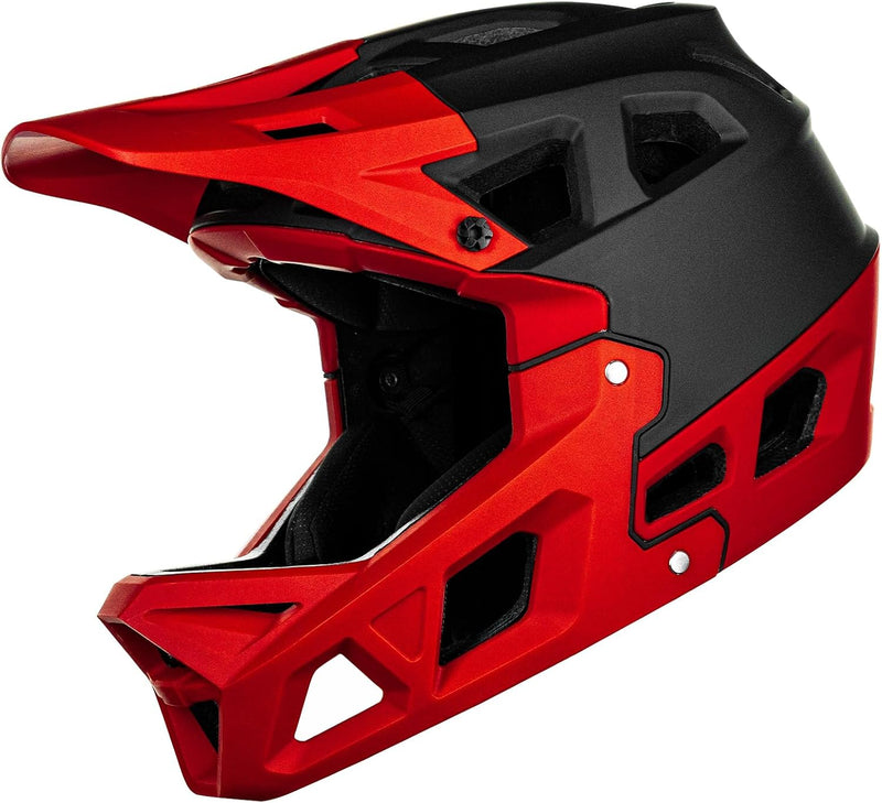ILM Adult Mountain Bike Helmet Men & Women Full Face Lightweight BMX MTB Helmet ASTM CPSC CE Certified Cycling Helmet Model ZL-B068