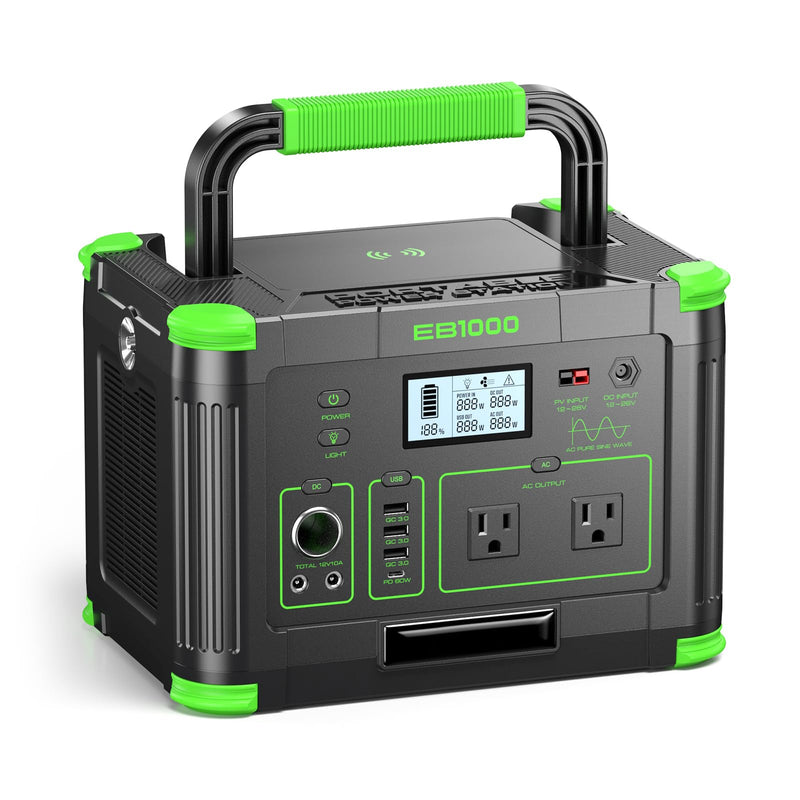 Portable Power Station 2400W Solar Generator with 2x200W Foldable Solar Panel (Ship Separately),1843.2Wh LiFePO4 Battery Backup,23.5% High Efficiency Solar Charger,for Outdoor,RV Trip,Home Emergency