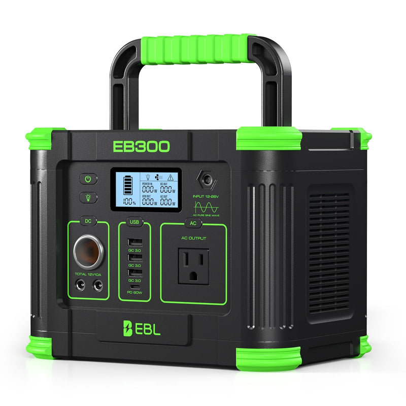 EBL 2400W Portable Power Station LiFePO4 Battery for Home Use | 1843.2Wh Solar Generator,Home Battery Backup,12 Outlets(2400W AC Outlets), USB-C PD 100W,2Hrs Quick Charge
