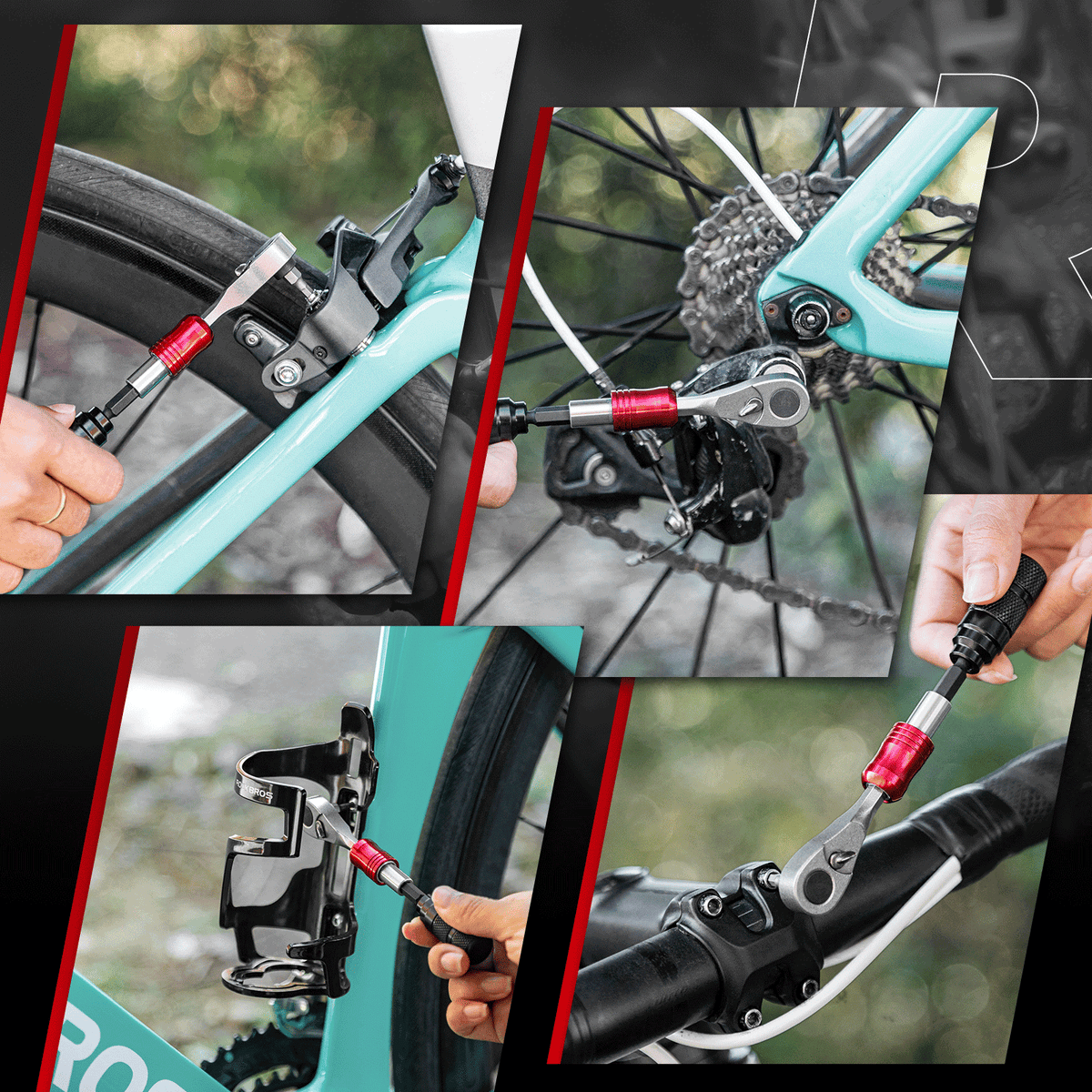 72-Tooth Bike Ratchet Wrench Set - ridemart