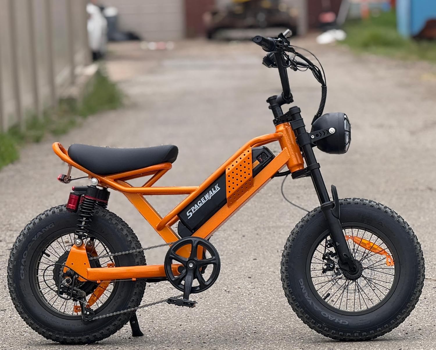Spacewalk Electric Bike for Teens/Adults,16"x4" Inch Ebike,1800W Peak Motor
