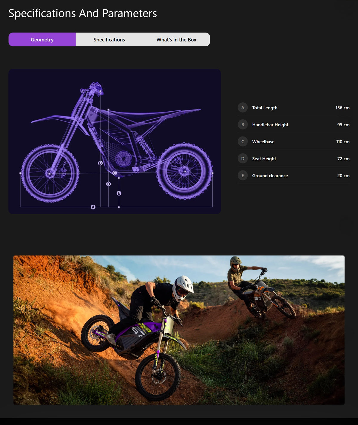 D3 Electric Dirt Bike