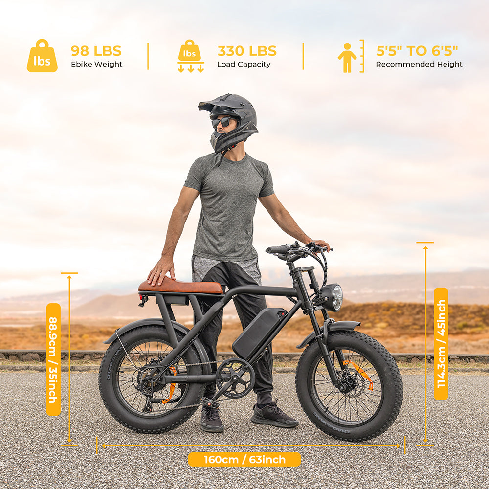 MEGAWHEELS EB01 Electric Bike-10