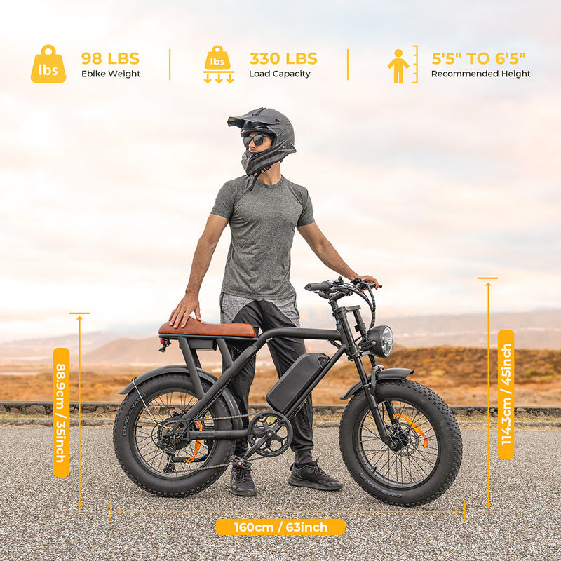 MEGAWHEELS EB01 Electric Bike-10