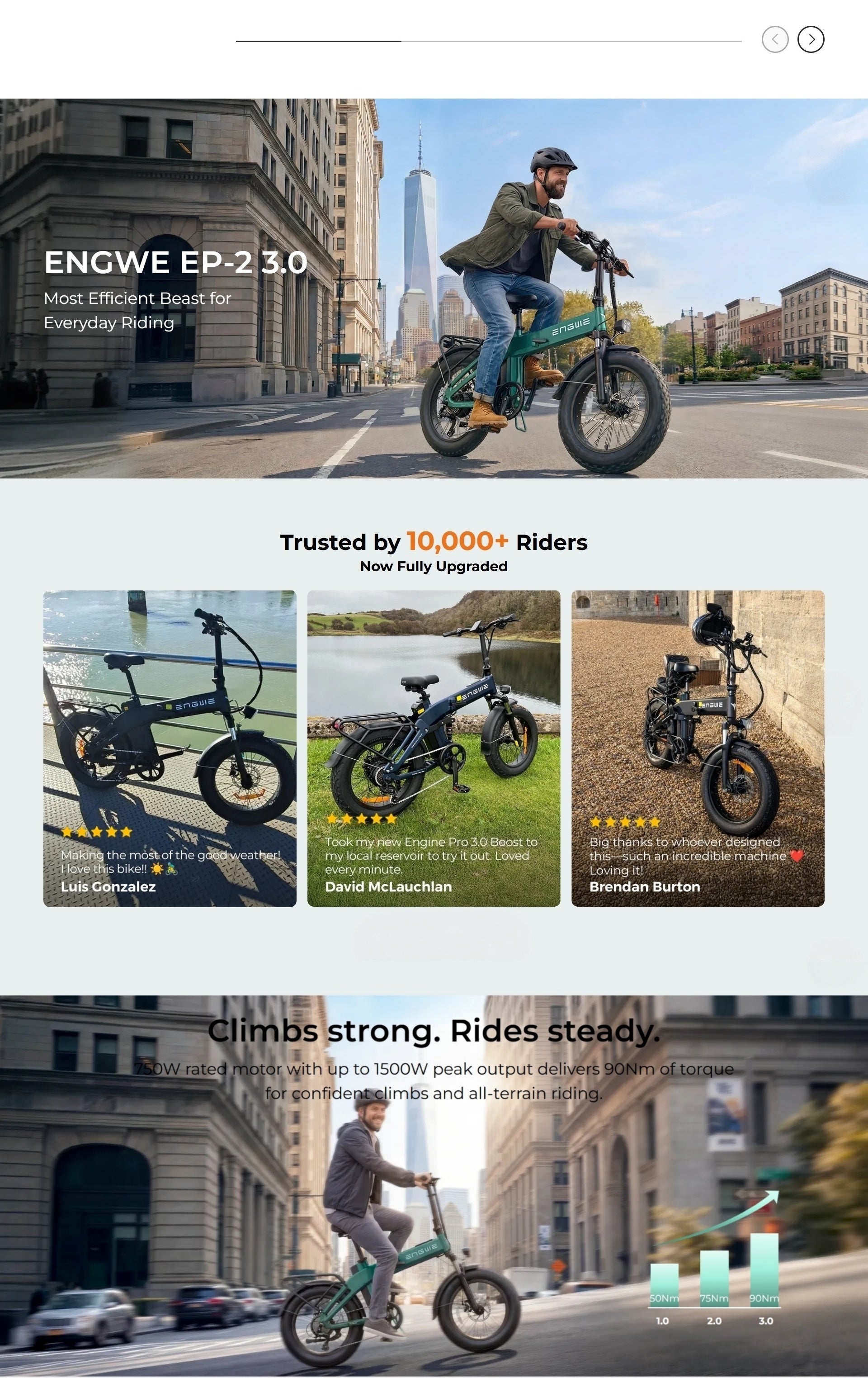 ENGWE EP-2 3.0 Smart Folding E-Bike