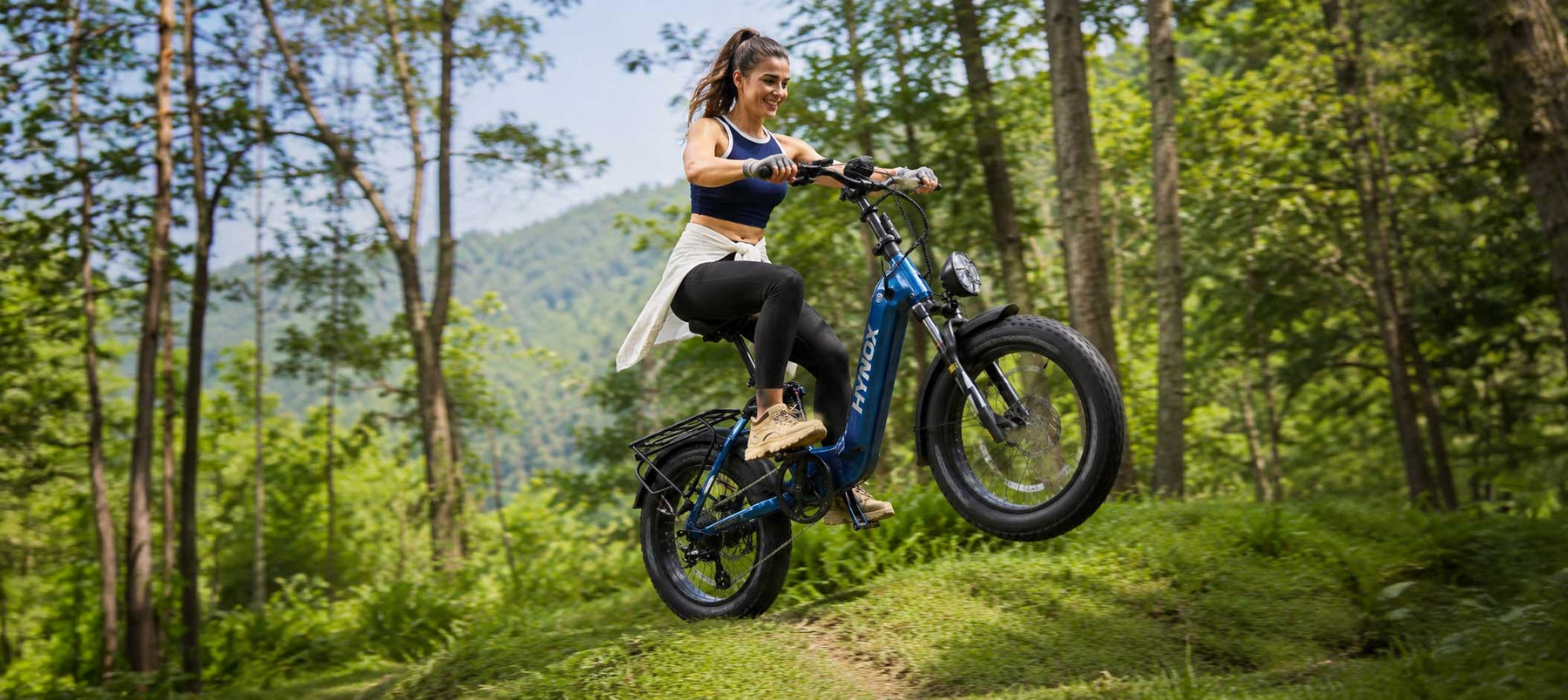 Hynox Trooper X 20” Fat Tire Folding Electric Bike