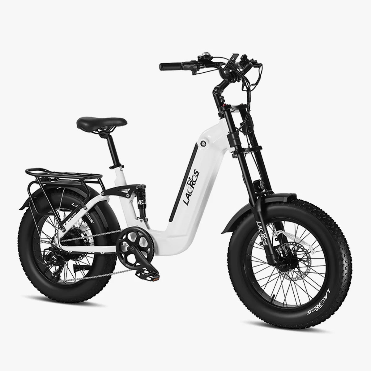 ### Cyclone Step thru electric bike white