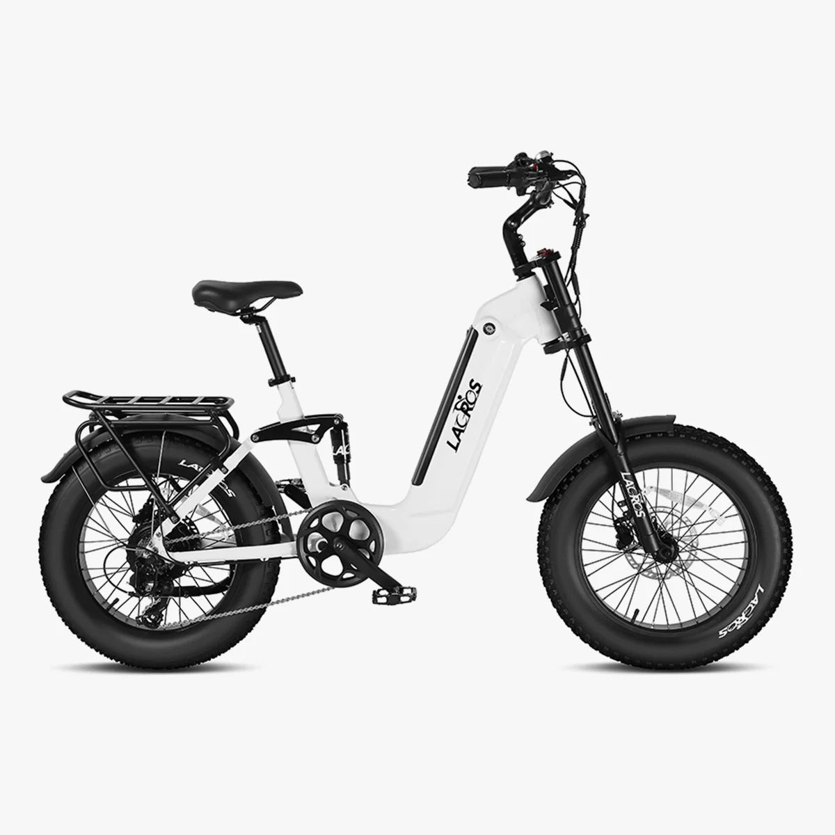 ### Cyclone Step thru electric bike white