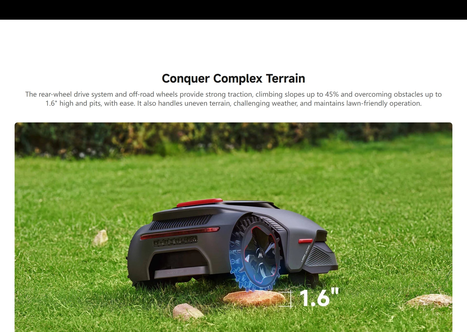MOVA Lidax Pro 800 Robotic Lawn Mower | 0.2 Acre