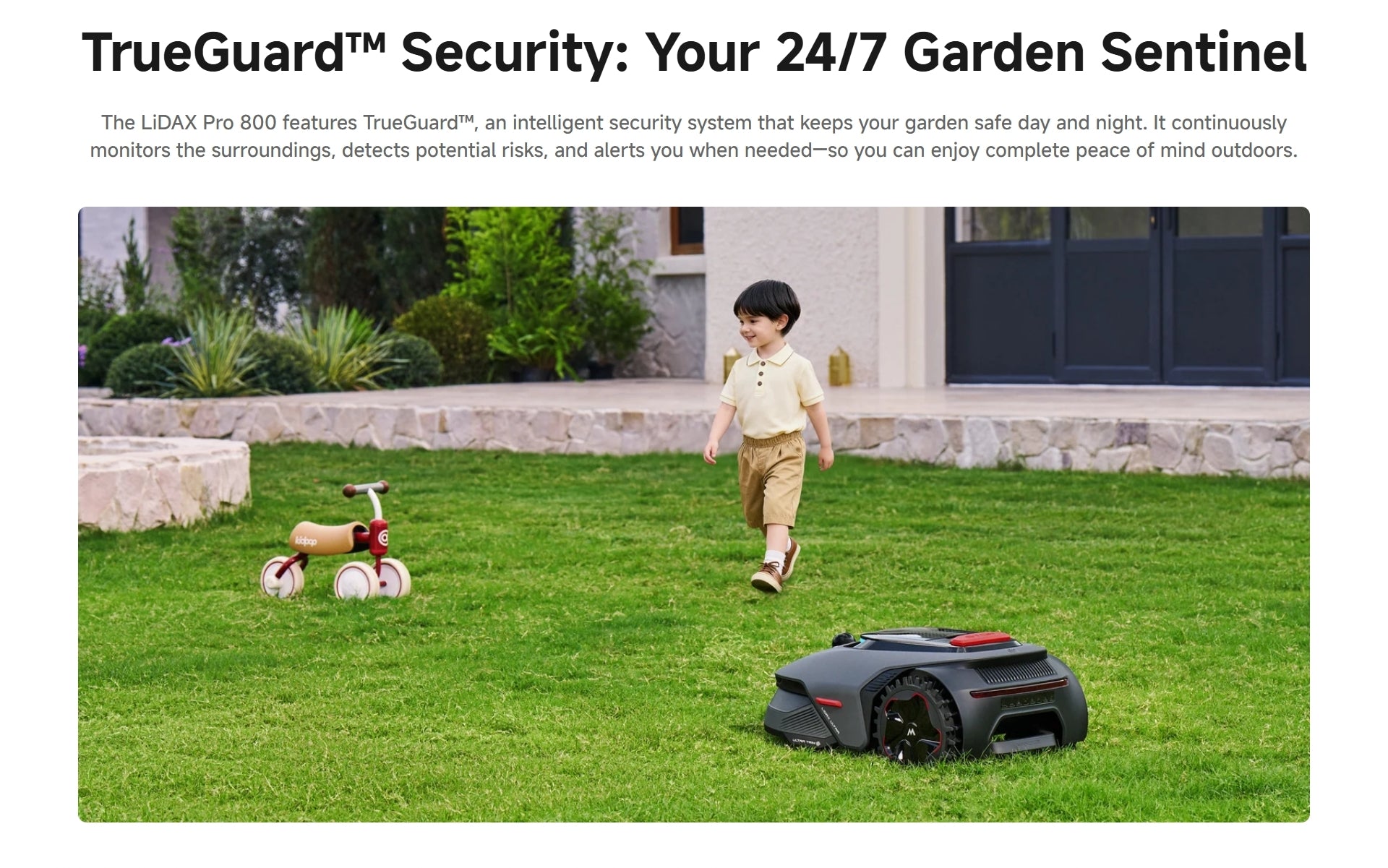 MOVA Lidax Pro 800 Robotic Lawn Mower | 0.2 Acre