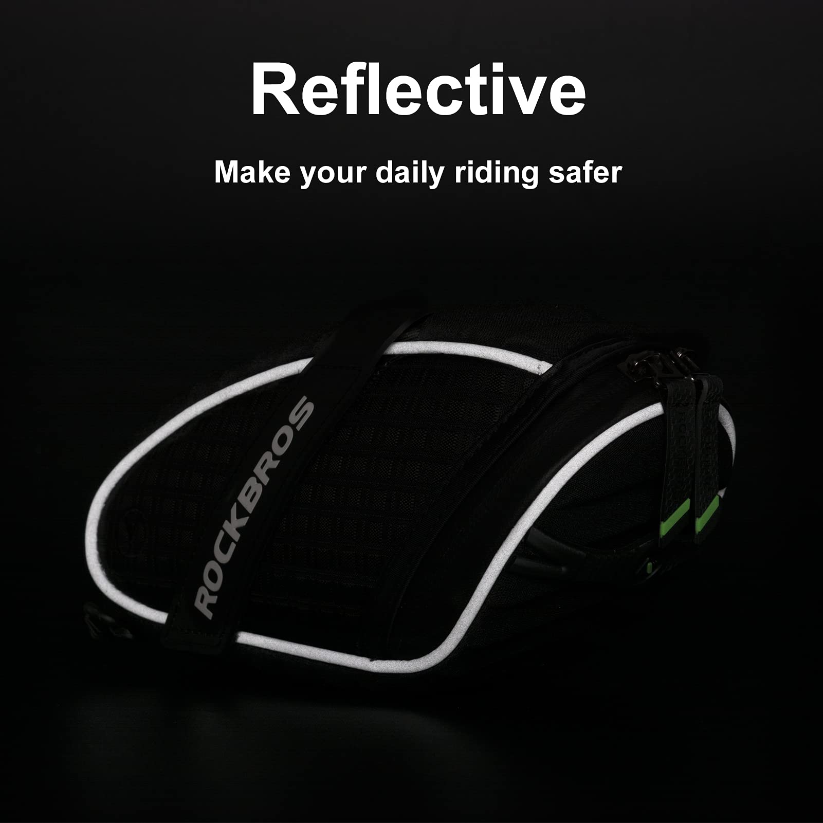 3D Shell Bike Saddle Bag Under Seat Storage Pack-4