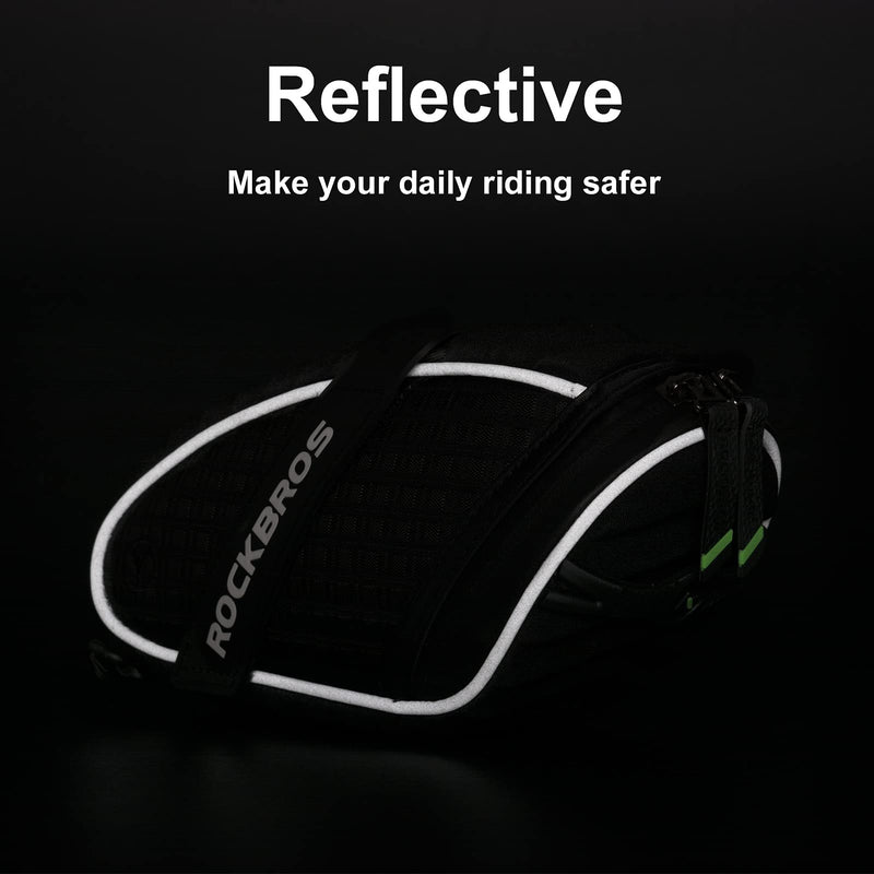 3D Shell Bike Saddle Bag Under Seat Storage Pack-4