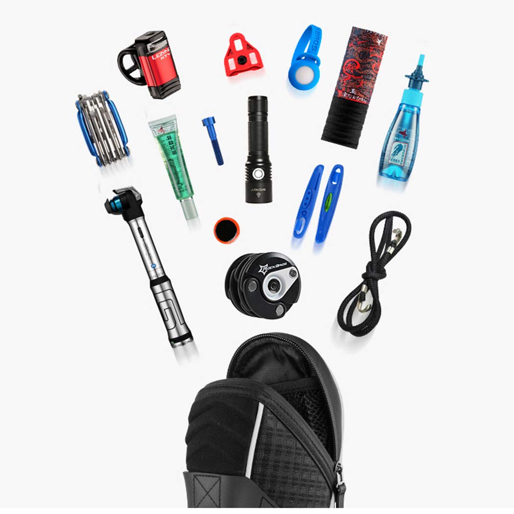 3D Shell Bike Saddle Bag Under Seat Storage Pack-6