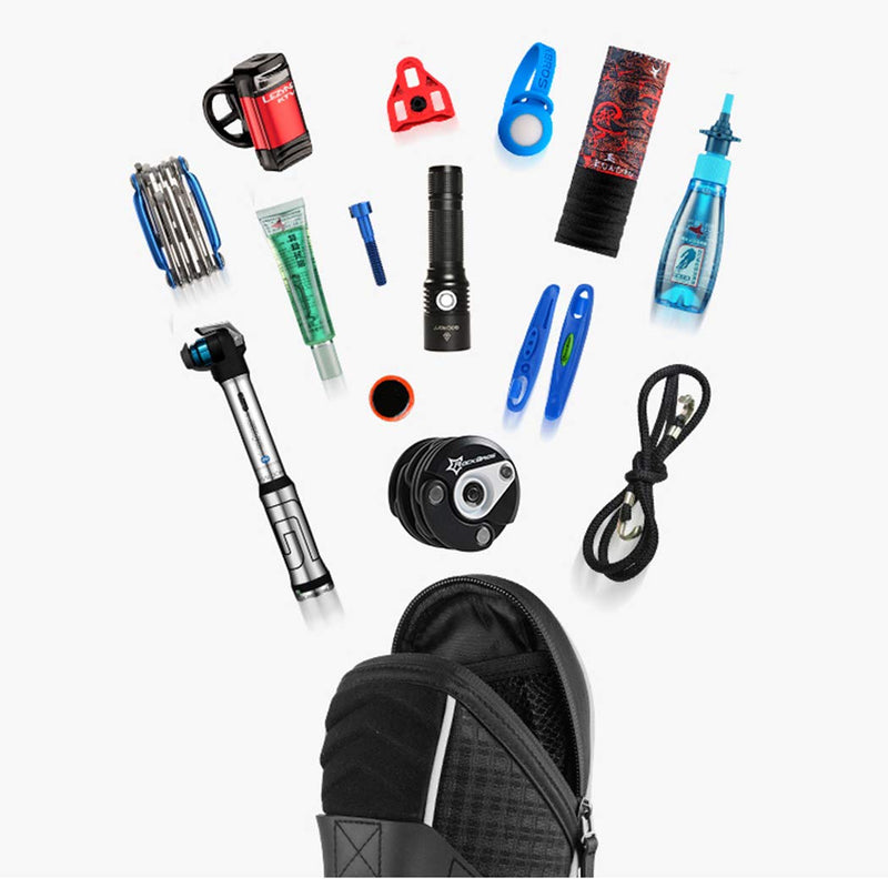 3D Shell Bike Saddle Bag Under Seat Storage Pack-6