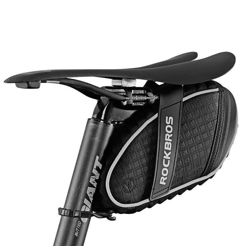 3D Shell Bike Saddle Bag Under Seat Storage Pack-2