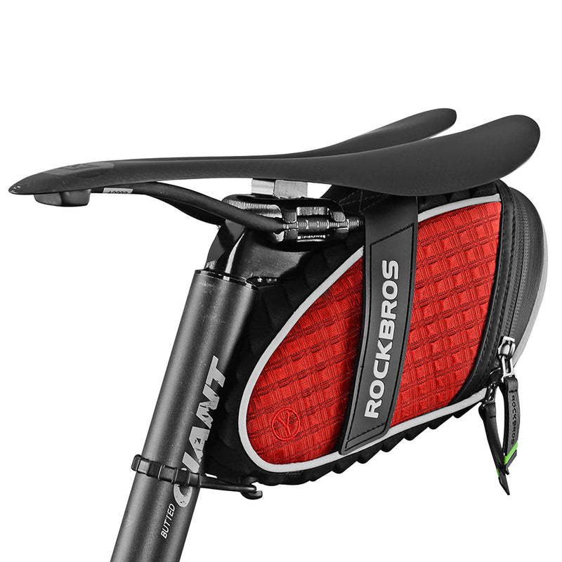 3D Shell Bike Saddle Bag Under Seat Storage Pack-1