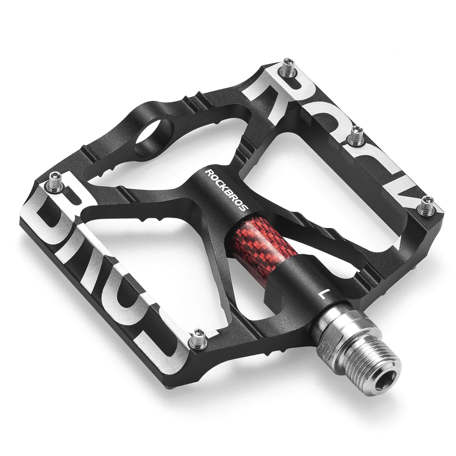 ROCKBROS Aluminum Bike Pedals Non-Slip 9/16 Platform MTB Pedals-1