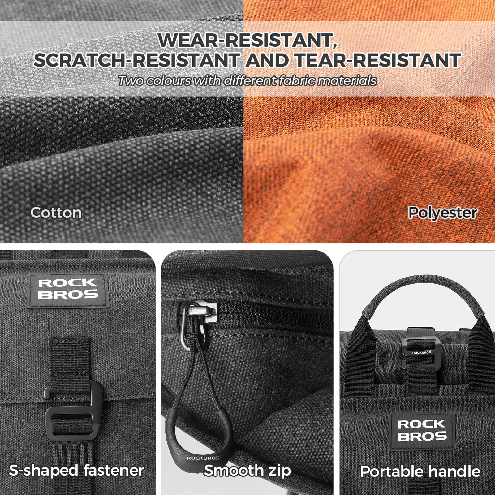 Folding Bike Handlebar Bag - 11.5L-5