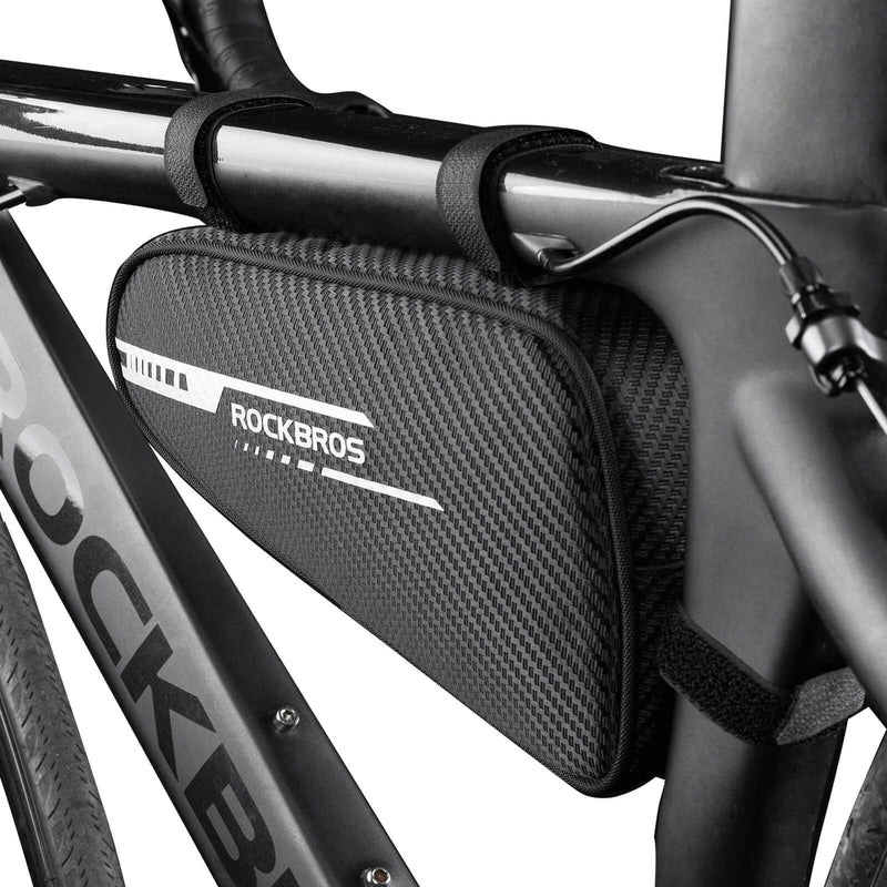 ROCKBROS Top Tube Bike Frame Bag Triangle Storage Pouch-1