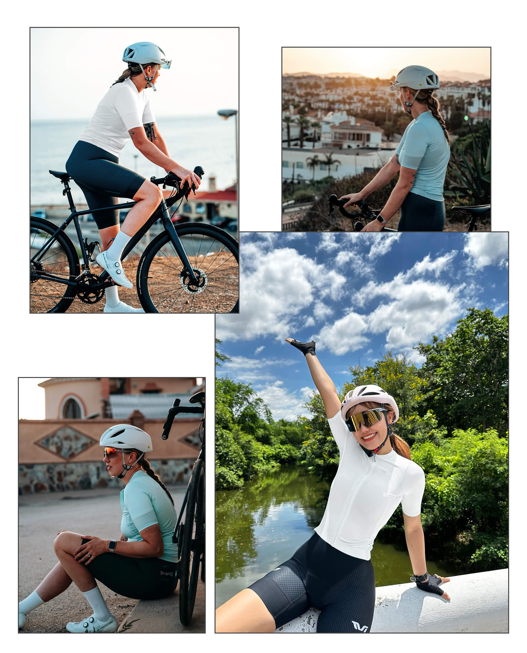 Women's TVI Solid Color Short-Sleeve Cycling Jersey-16