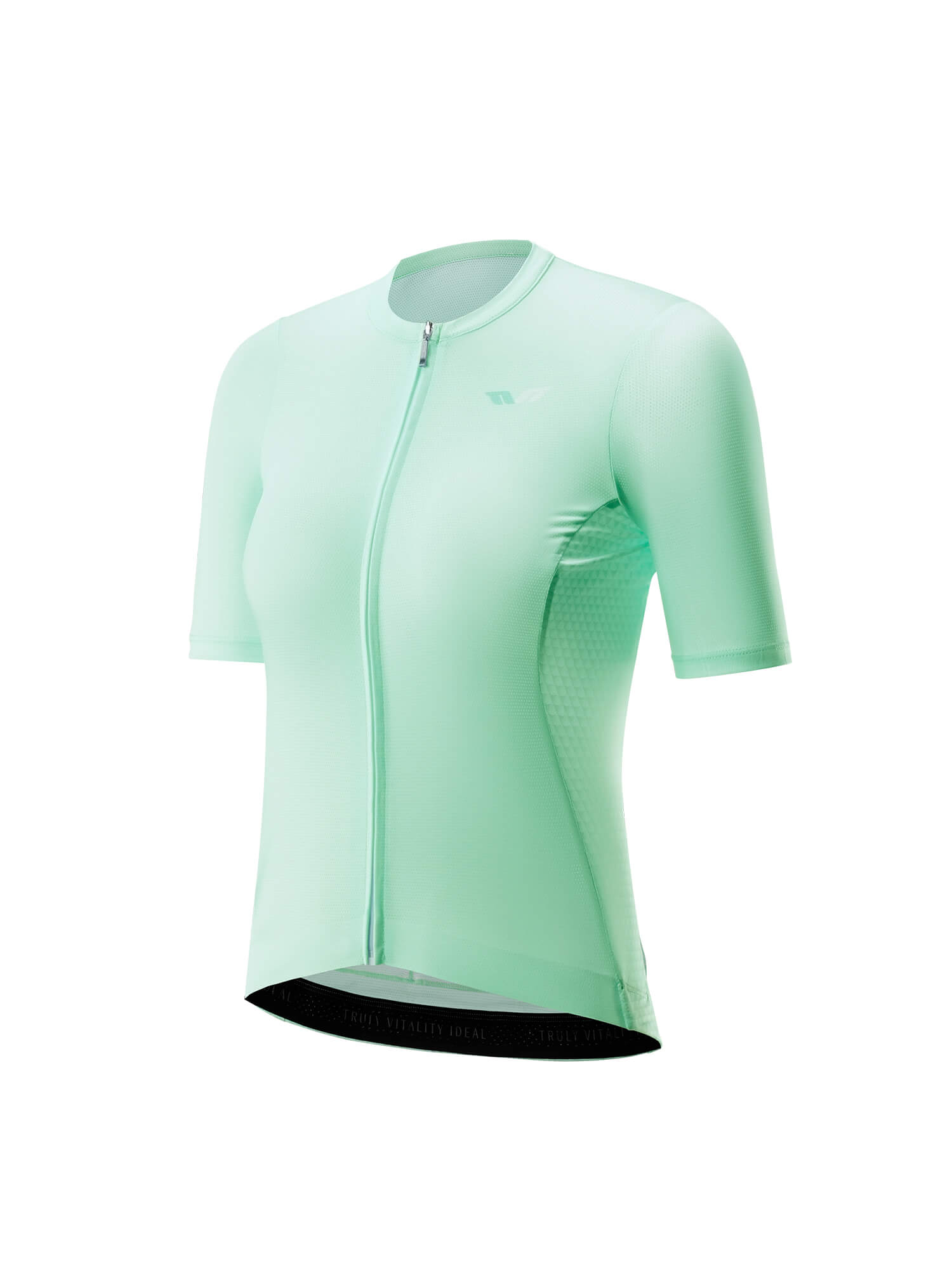 Women's TVI Solid Color Short-Sleeve Cycling Jersey-1