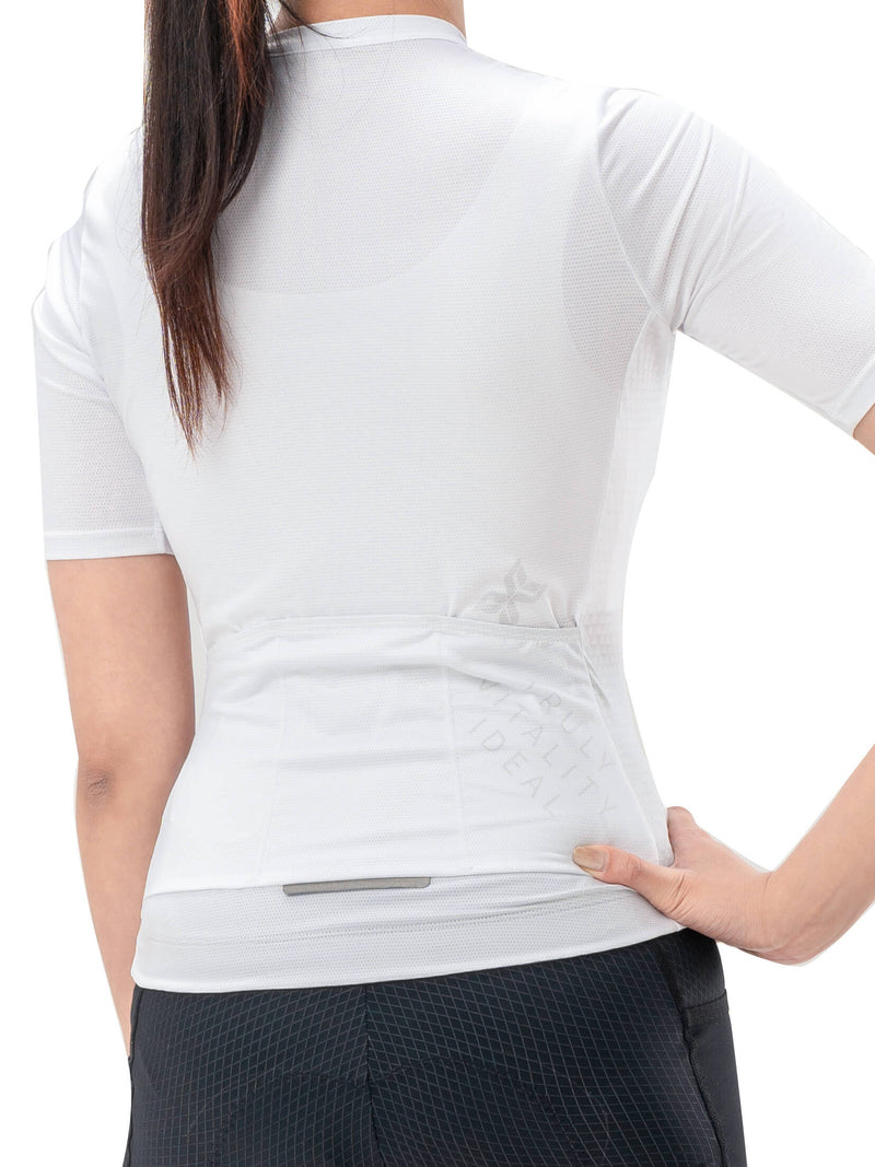 Women's TVI Solid Color Short-Sleeve Cycling Jersey-7