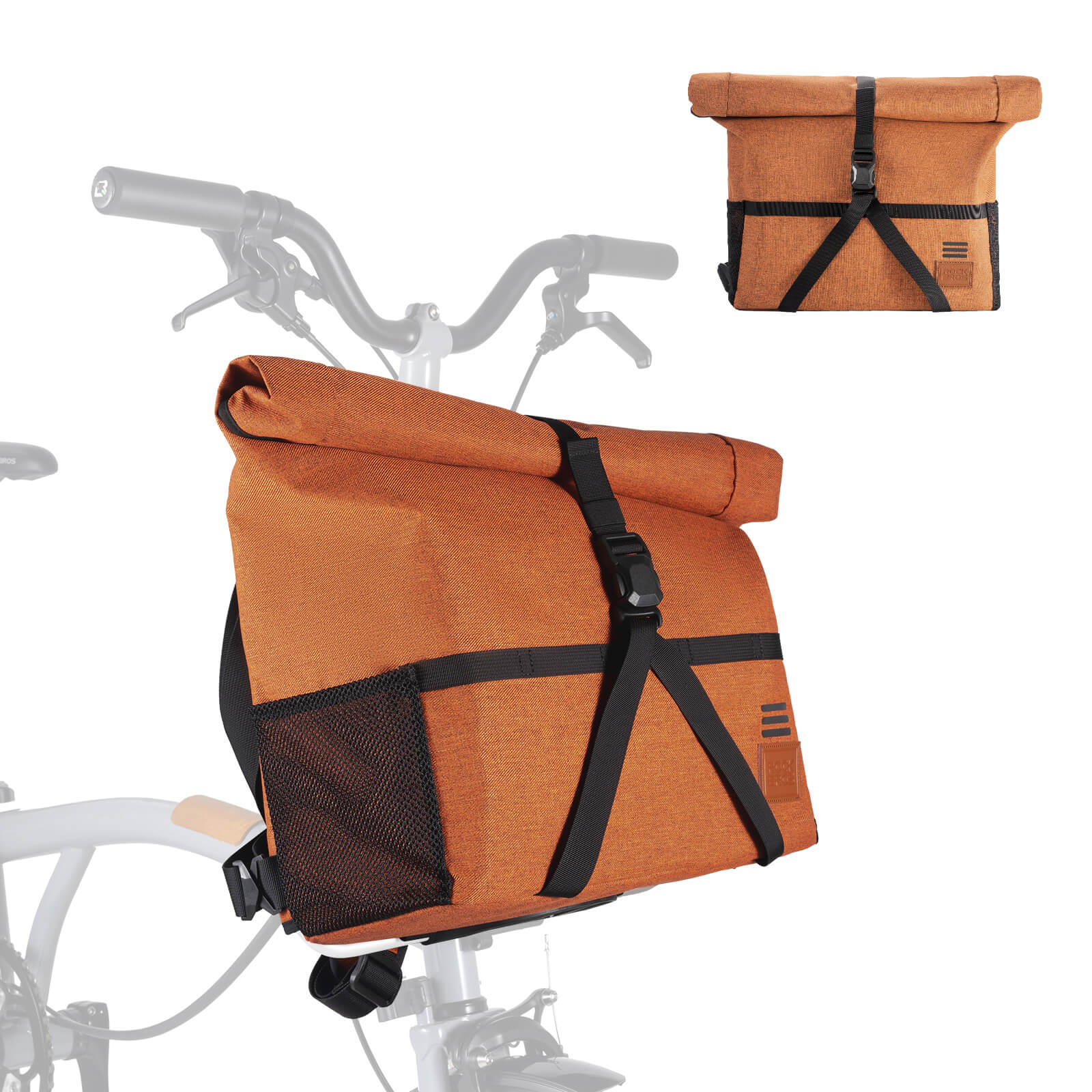 Folding Bike Handlebar Bag & Shoulder Bag  - 8L-3