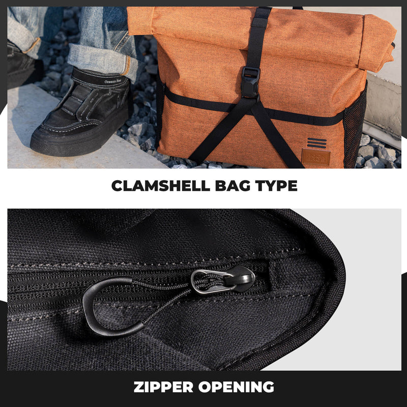 Folding Bike Handlebar Bag & Shoulder Bag  - 8L-7