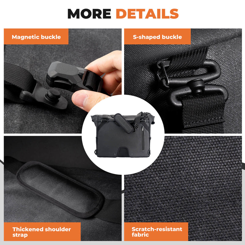 Folding Bike Handlebar Bag & Shoulder Bag  - 8L-8