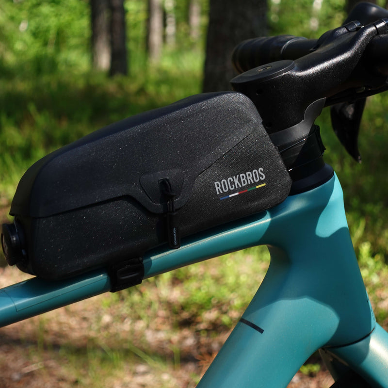 Road To Sky 100% Waterproof Magnetic Top Tube Bike Frame Bag – 0.6L/0.9L-9