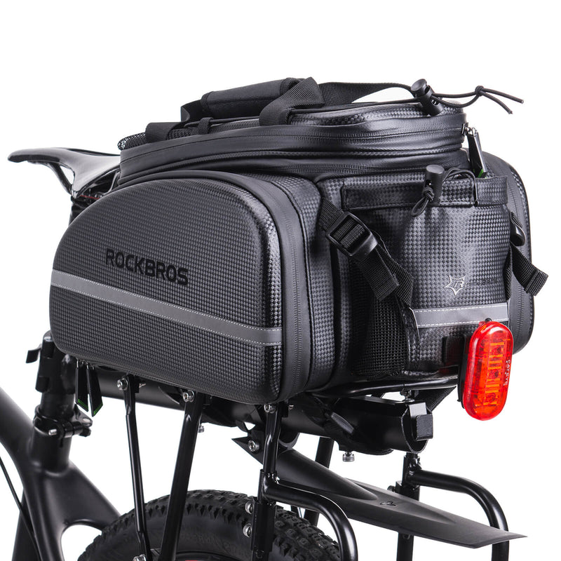 ROCKBROS Bike Rear Rack Bag Waterproof Multifunctional Bike Trunk Bag-2