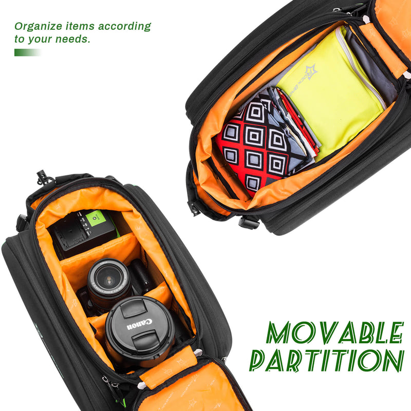ROCKBROS Bike Rear Rack Bag Waterproof Multifunctional Bike Trunk Bag-3