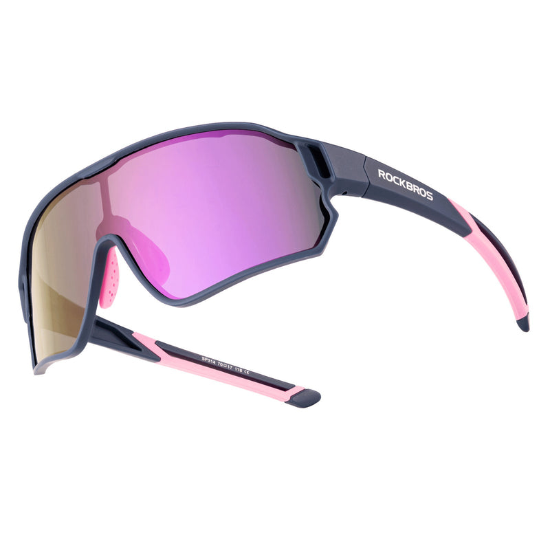 ROCKBROS Kids Polarized Cycling Sunglasses UV400 Bike Glasses-6