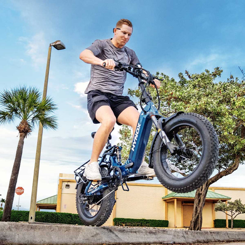 Hynox Trooper X 20” Fat Tire Folding Electric Bike-8