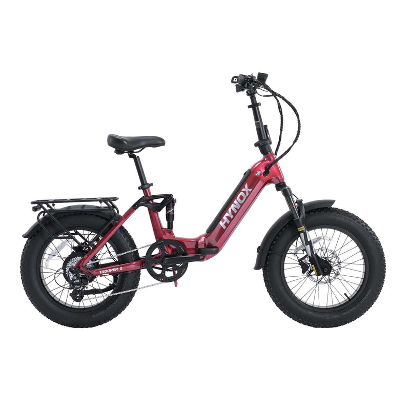 Hynox Trooper X 20” Fat Tire Folding Electric Bike-3