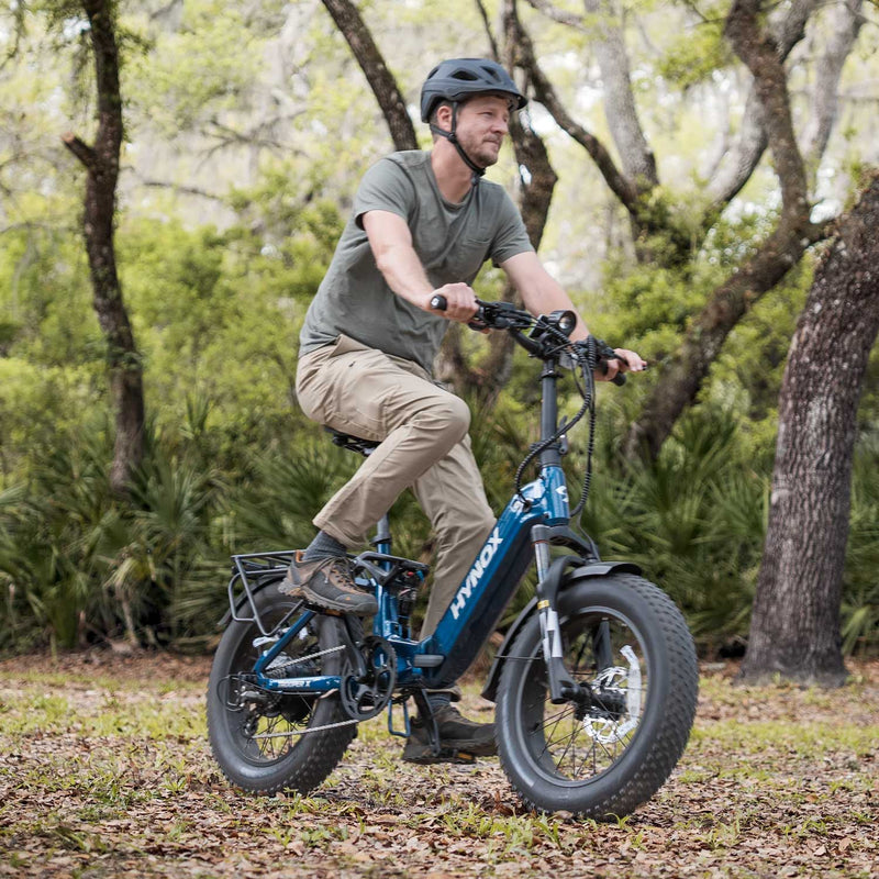 Hynox Trooper X 20” Fat Tire Folding Electric Bike-7