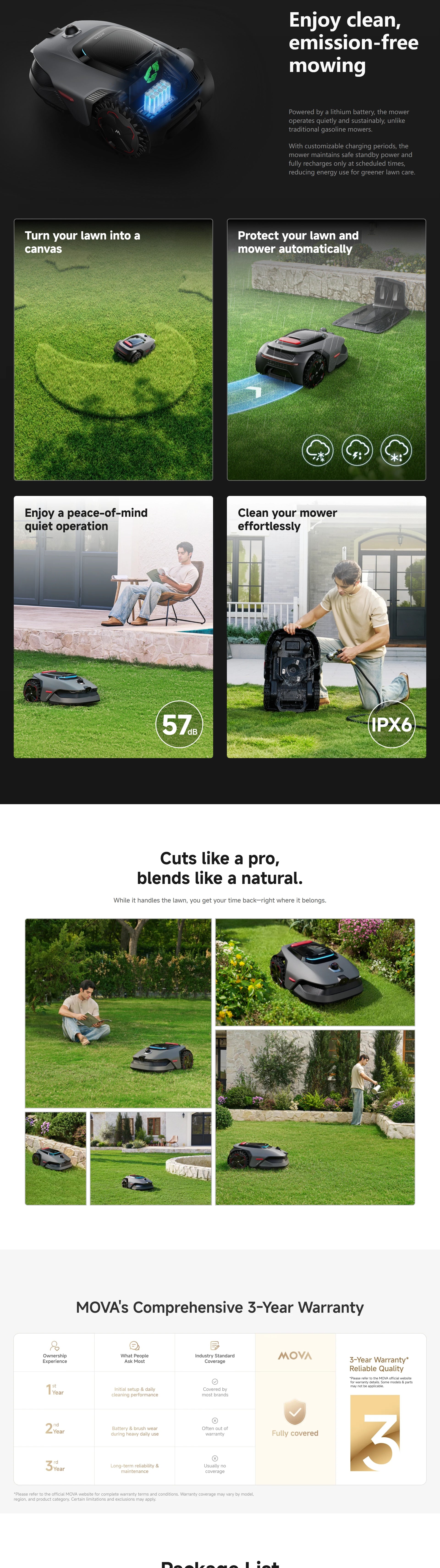 MOVA LIDAX Ultra 2000 Lawn Mower | 0.5 acre