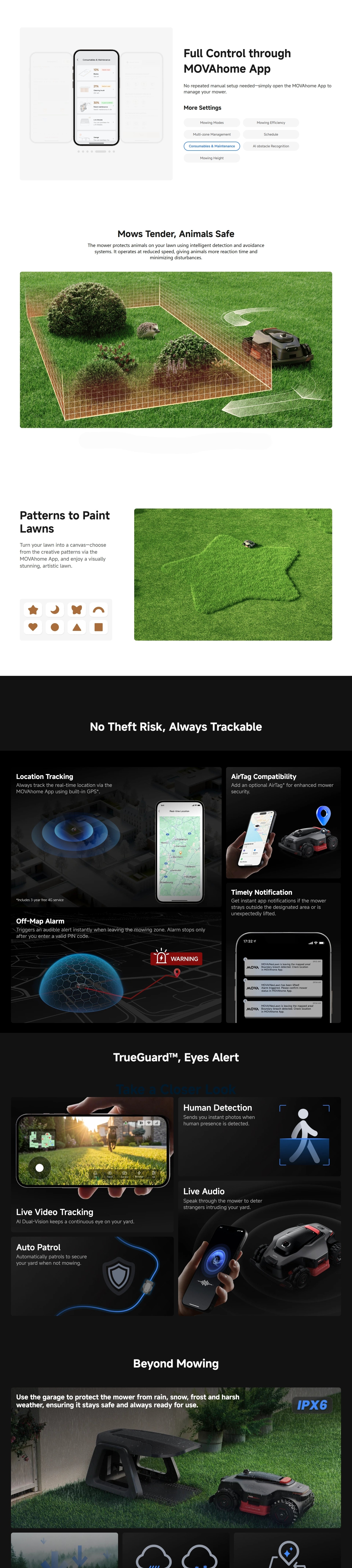 MOVA Lidax Ultra 3000 AWD Robotic Lawn Mower | 0.75 acre