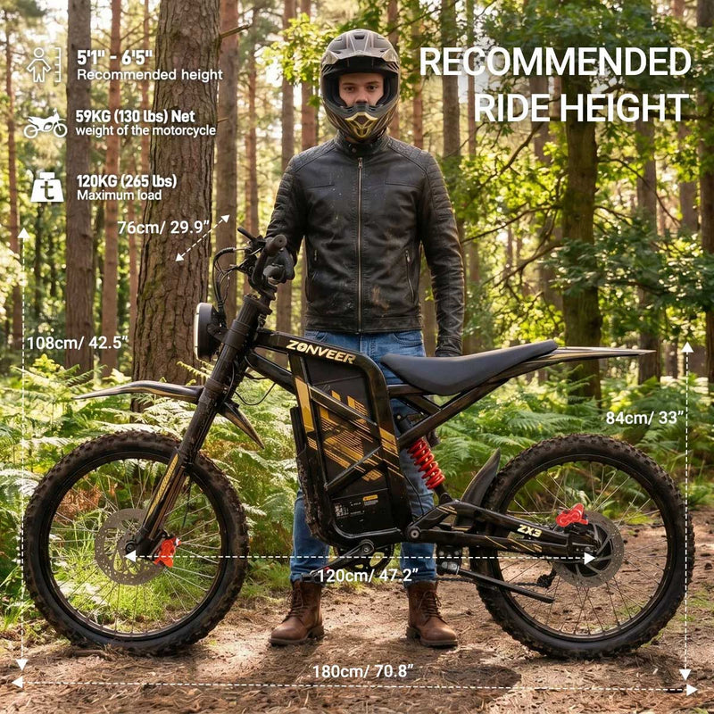 Zonveer ZX3 Electric Dirt Bike-3