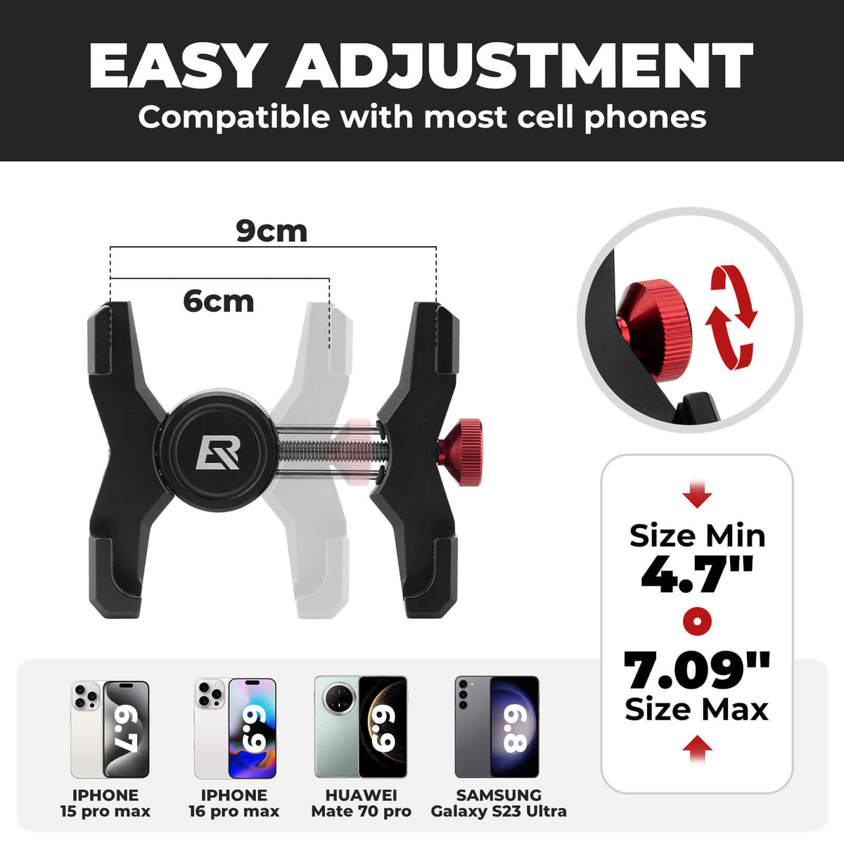 Aluminum Bike Phone Holder - ridemart