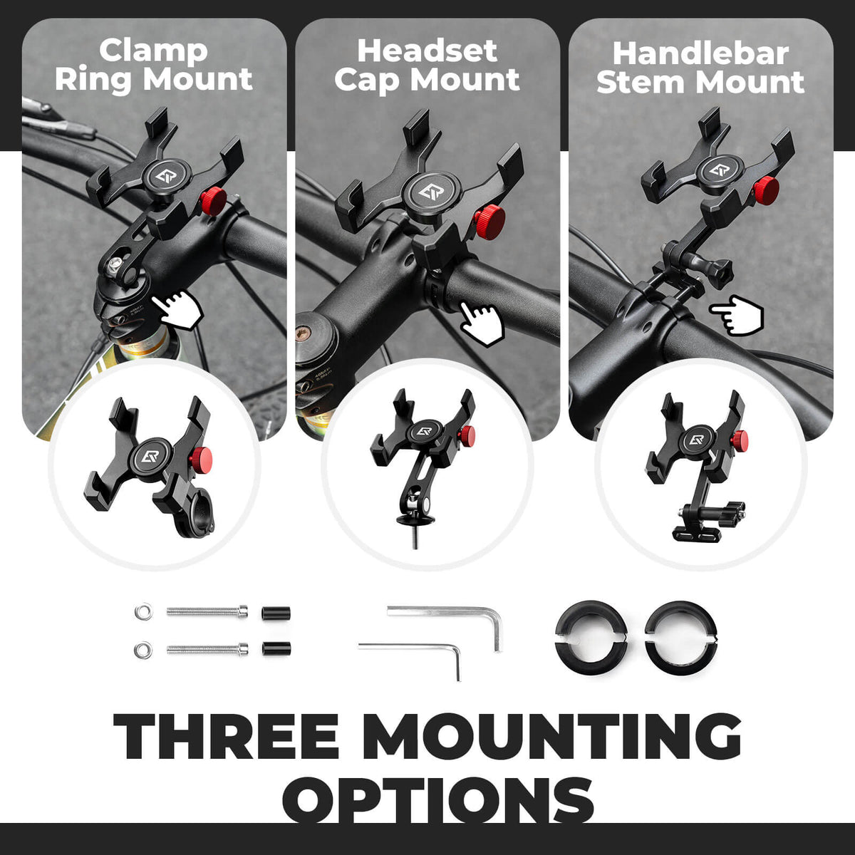 Aluminum Bike Phone Holder - ridemart
