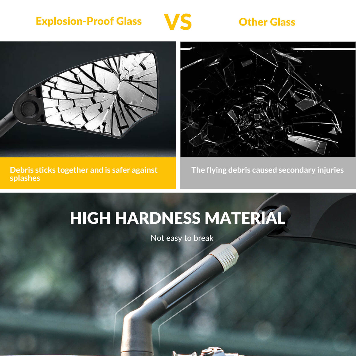 Anti-Glare Bike Mirror - ridemart