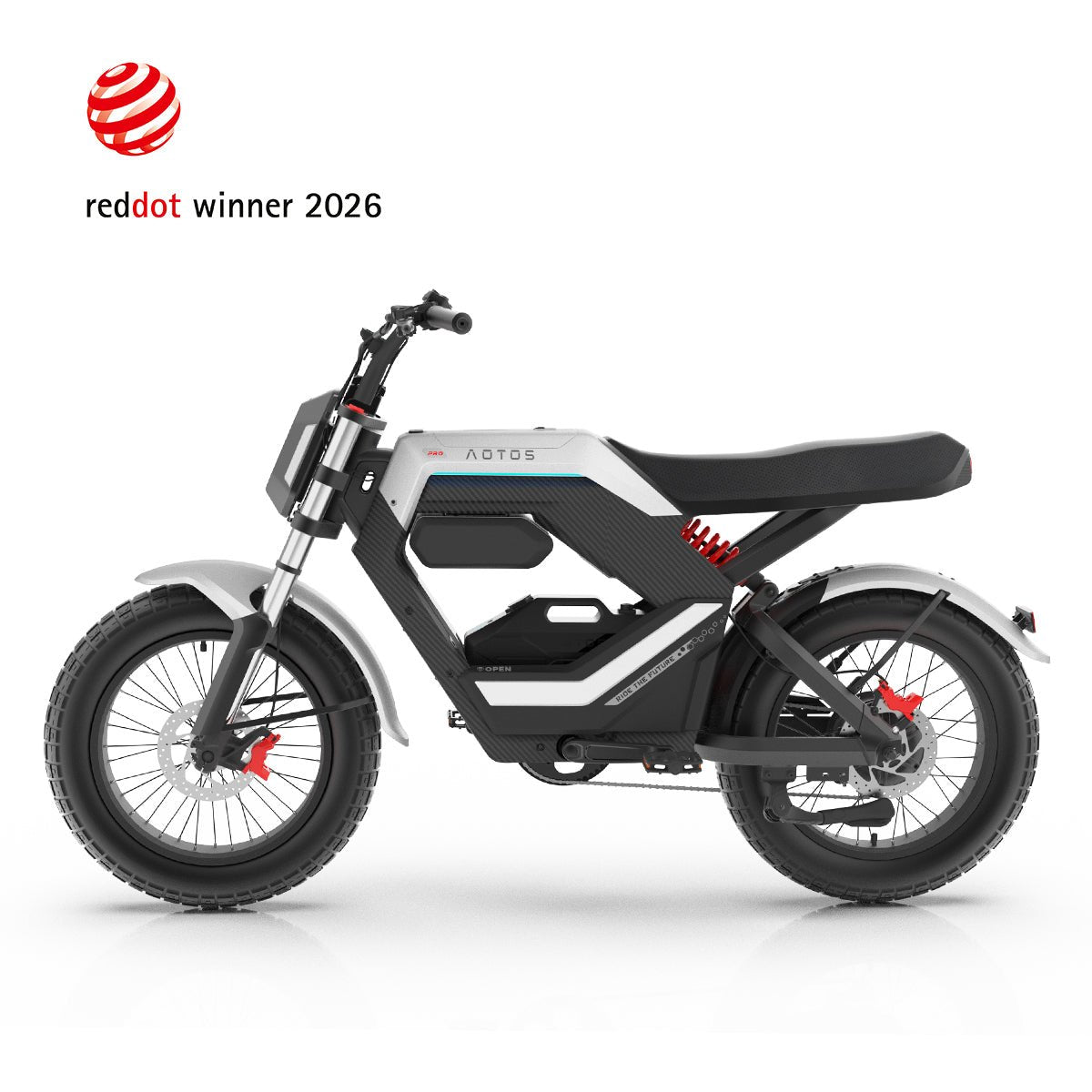 AOTOS Flux X26 Pro electric bike with 1008Wh removable battery, 70-mile range and Red Dot 2026 award