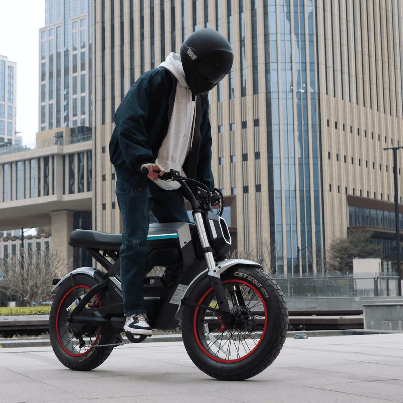 AOTOS Flux X26 electric bike with 750W motor and 5.5-inch smart display for city commuting